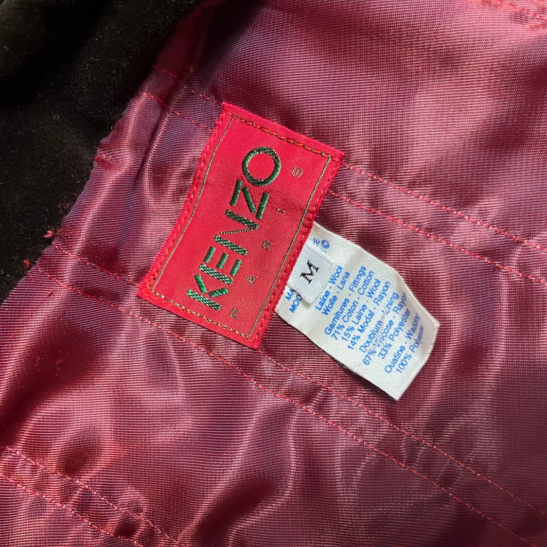 겐조 빈티지 벨벳 코트 자켓  상품이미지2