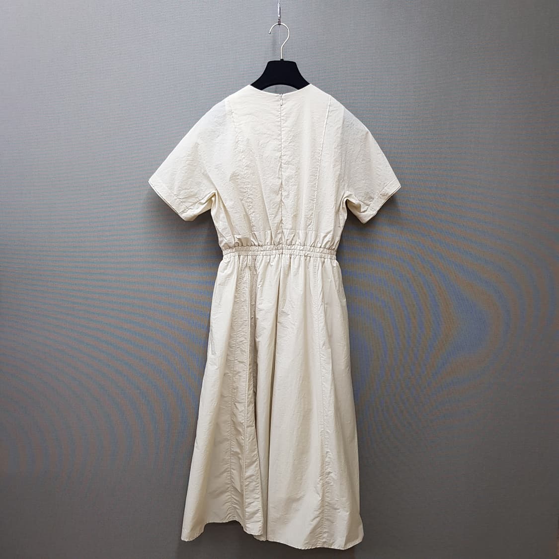 한섬 SJS 2022 스모킹 밴딩 반팔 플레어 원피스 76-90-155 상품이미지5