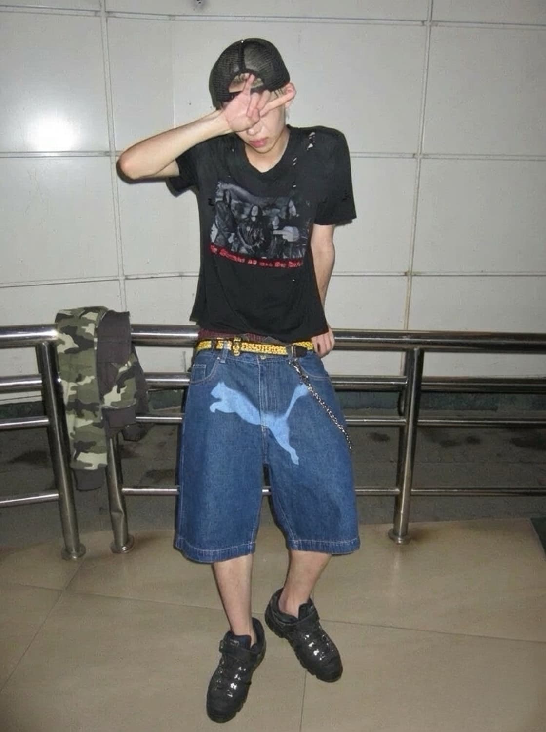 푸마 에이셉 라키 데님 쇼츠 상품이미지2