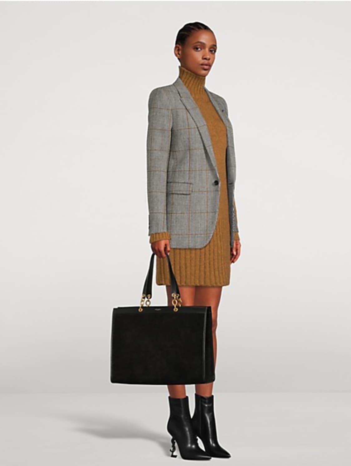 생로랑 Le Maillon Suede Tote Bag 빅 토트백 상품이미지1