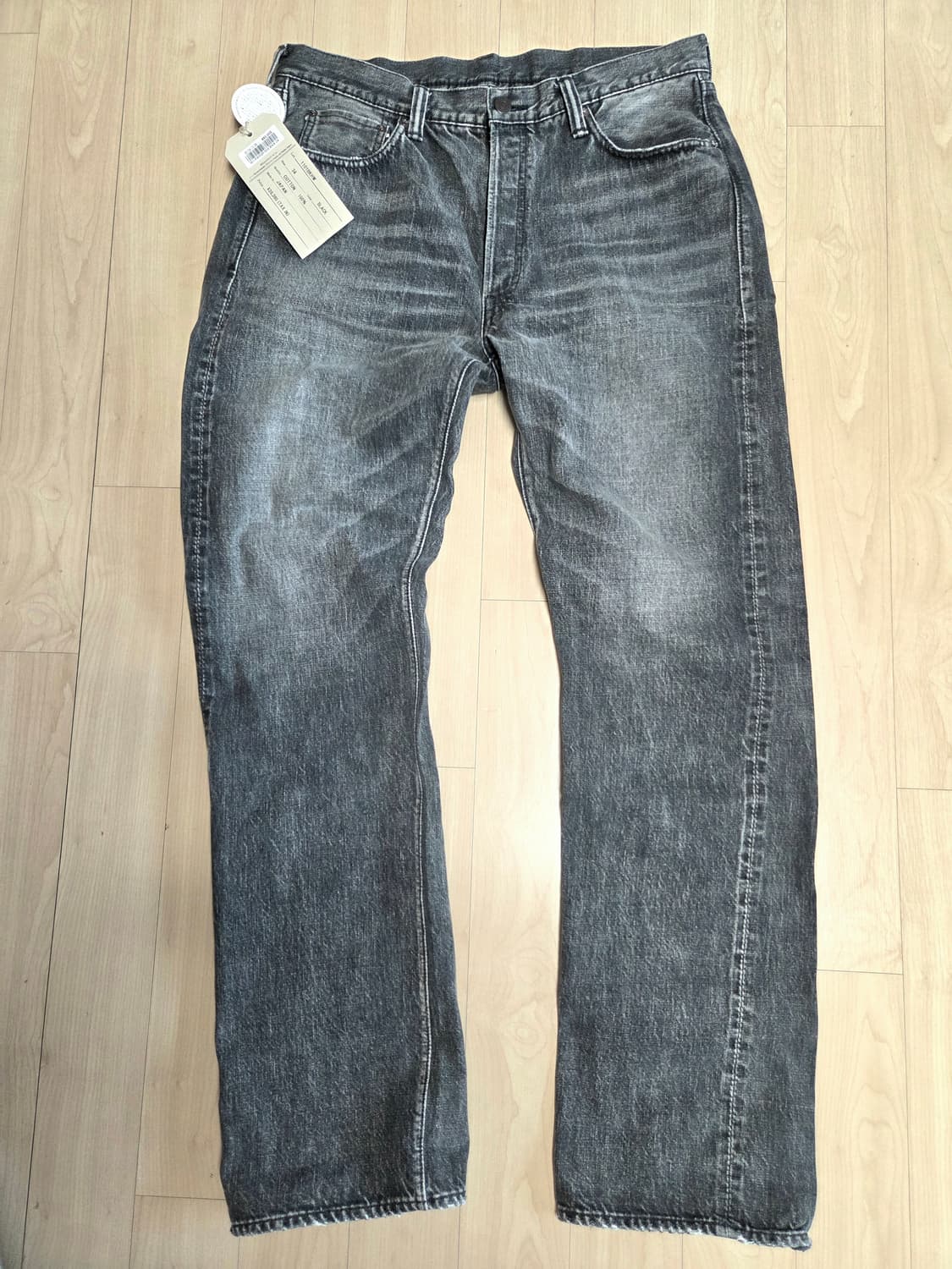 풀카운트 1101BKHW 13.7oz Straight 다트포드 블랙 34 상품이미지1