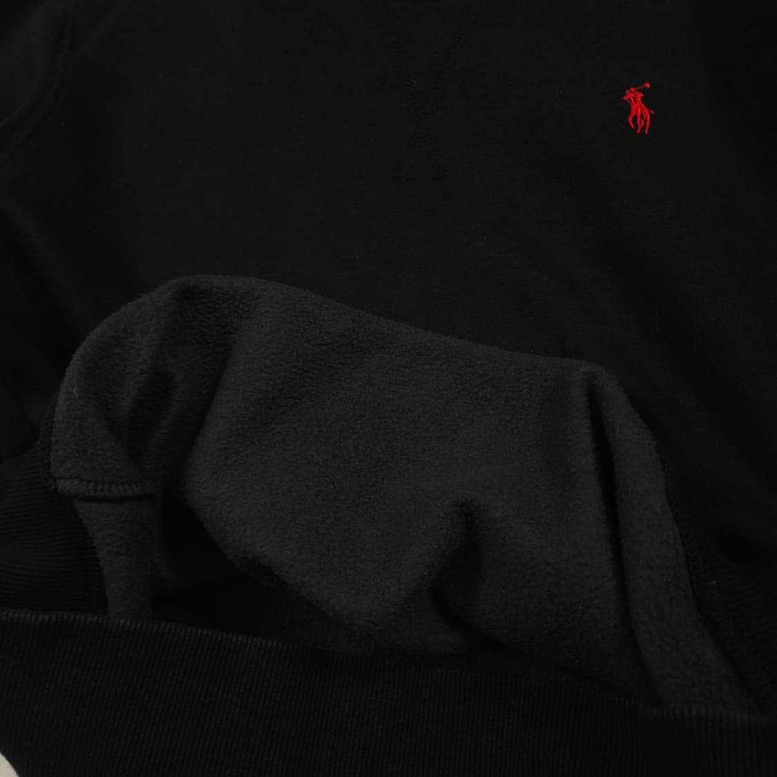 S(90) 폴로 랄프로렌 기모 롱슬리브 블랙 상품이미지6