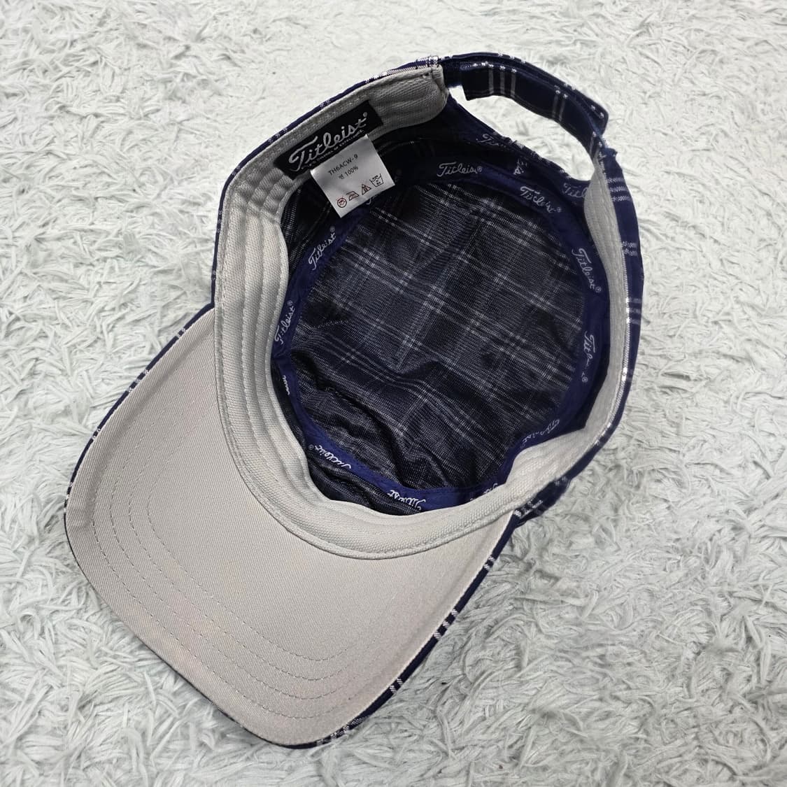 타이틀리스트 체크 워크 캡 네이비 상품이미지7