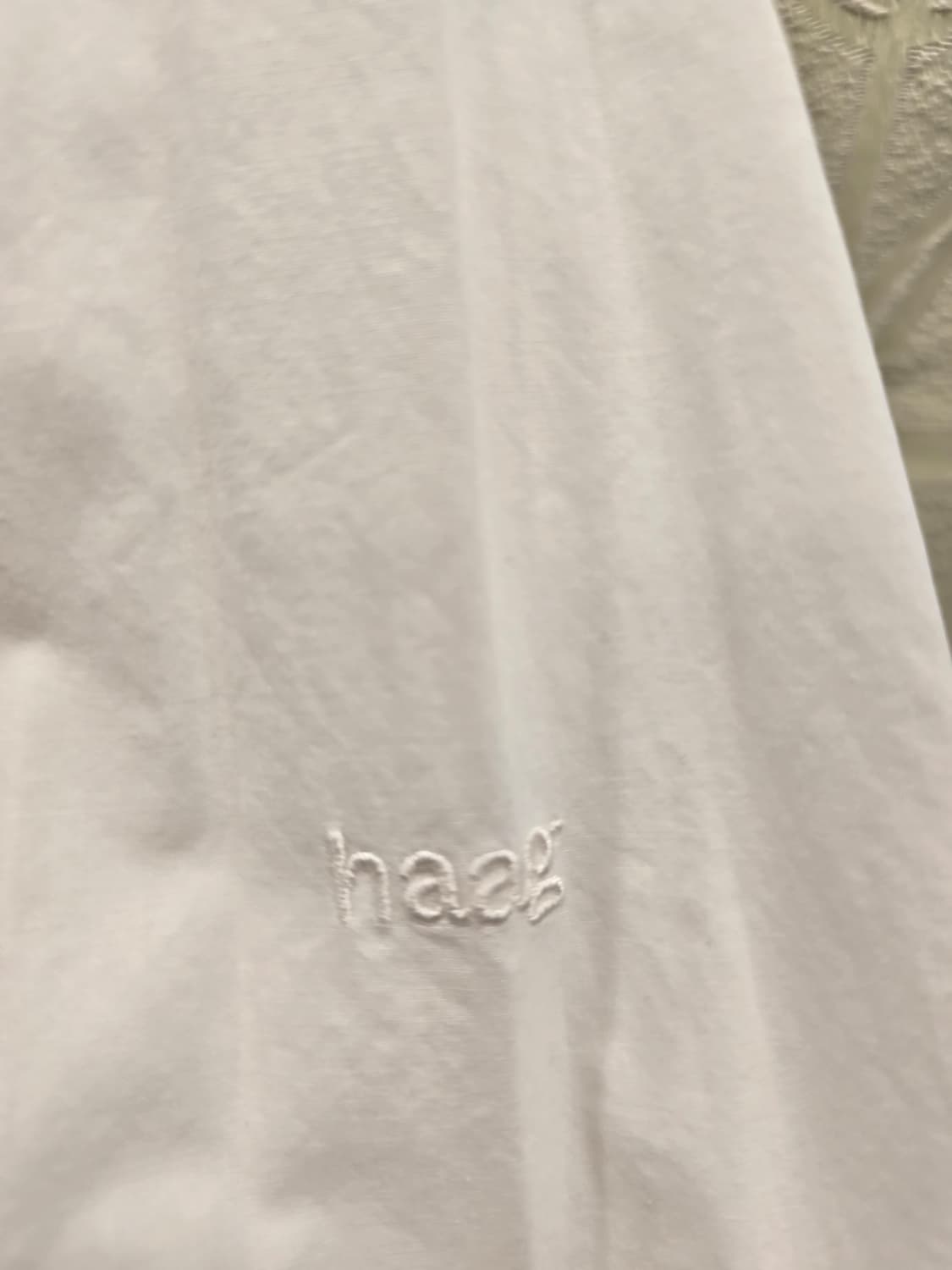 거의새거) 헤이그 haag 화이트 코튼 셔츠 프리사이즈 상품이미지5