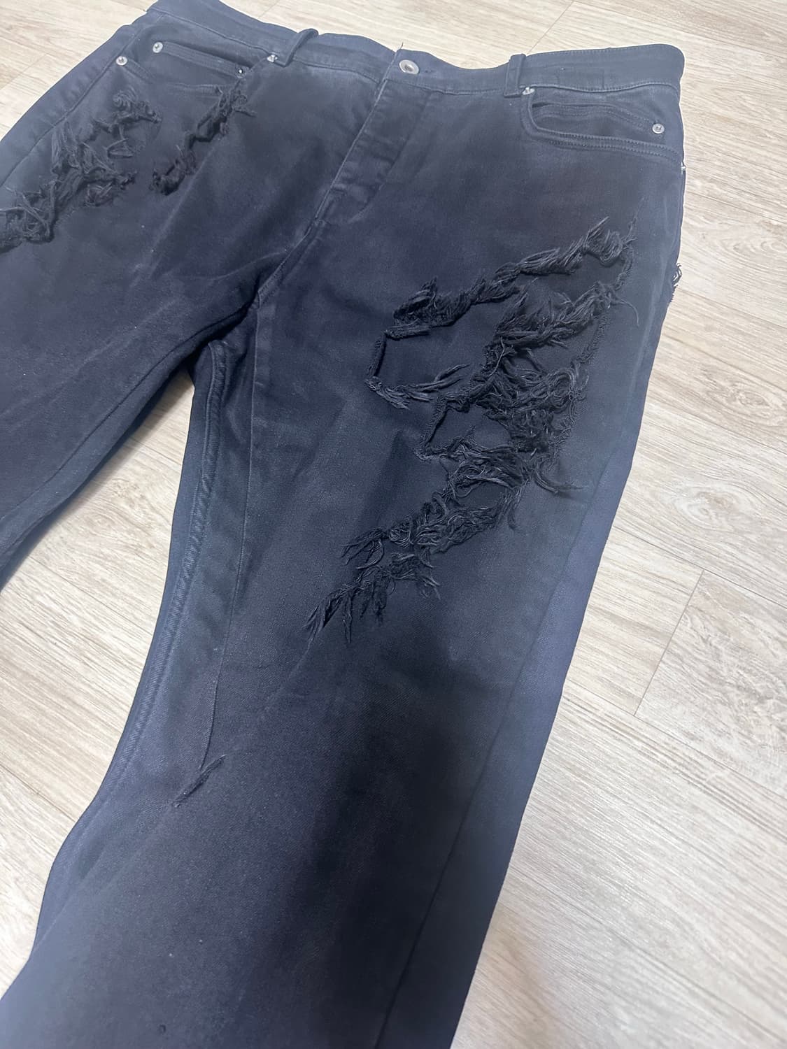 Rick Owens 2022 디트로이트 슬래시 데님 상품이미지3