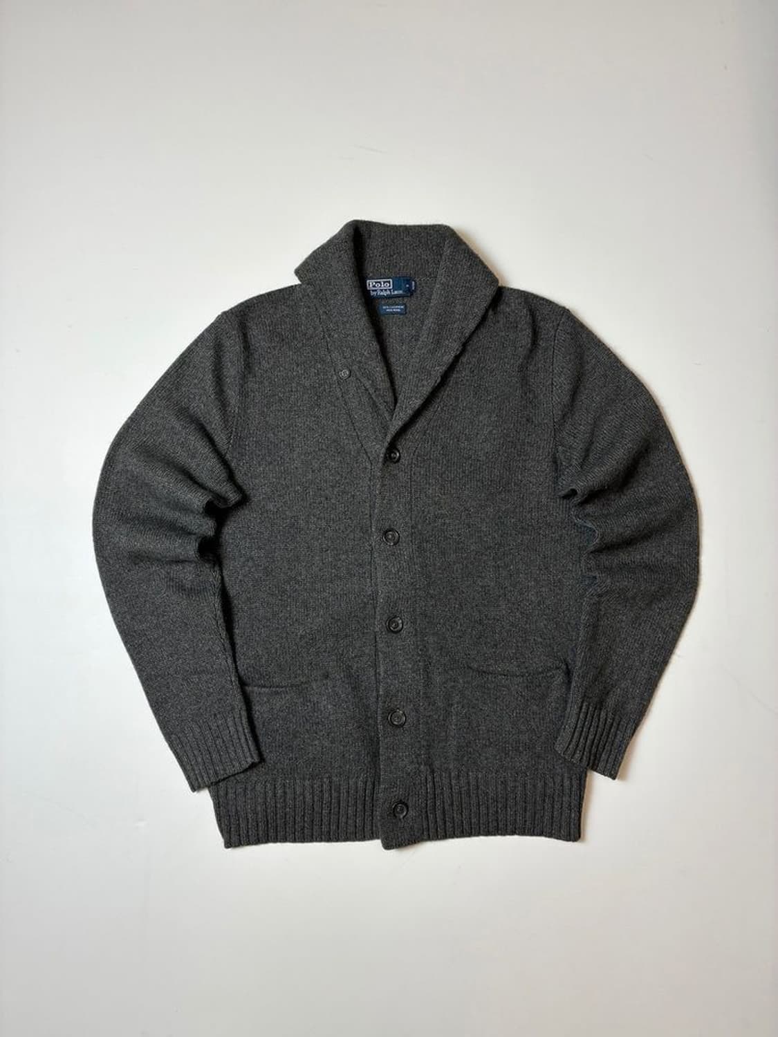 폴로 랄프로렌 00's 캐시미어 울 숄카라 니트 가디건 PN8097 상품이미지1
