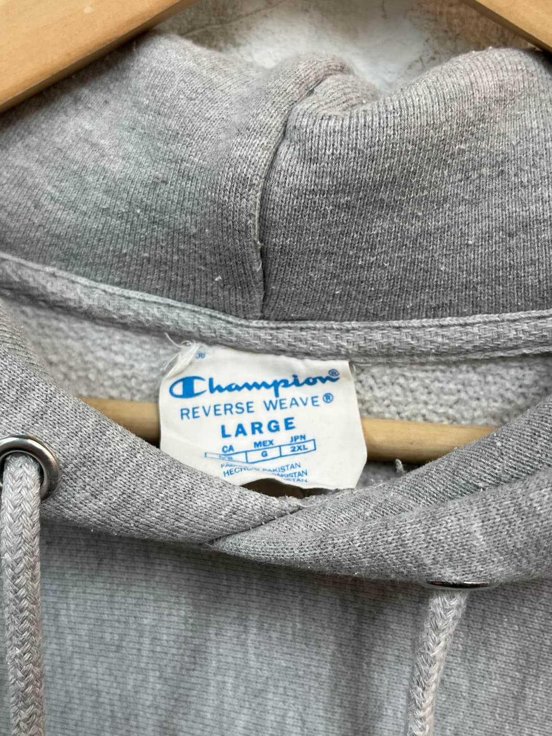 Champion 리버스위브 그레이 후드티 L 상품이미지2