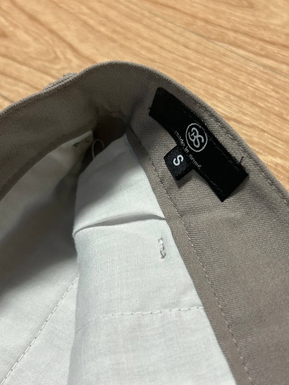 리버스 원턱 와이드 슬랙스(코코아브라운/S) 남자남성팬츠쿠어르아르수아레 상품이미지7