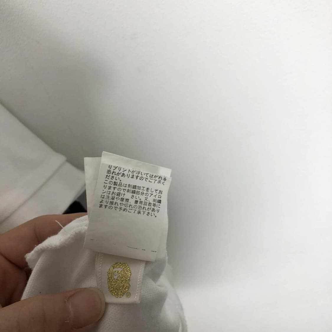 베이프 정품 헤드로고 pk 흰검 상품이미지5