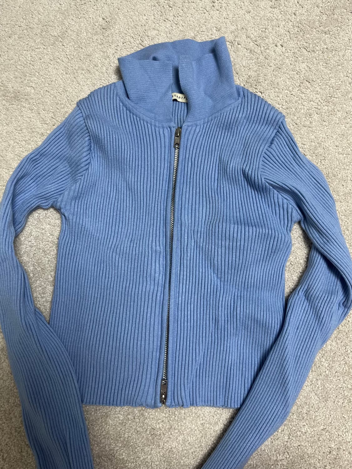 인스턴트펑크 니트집업 상품이미지1