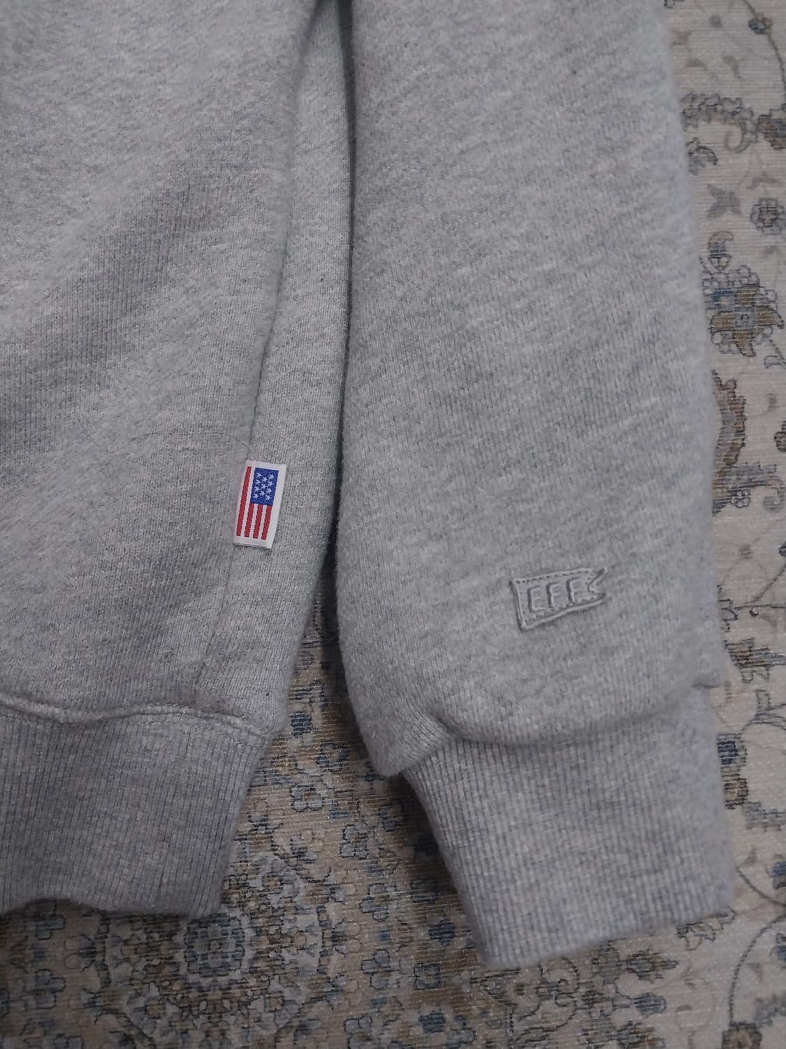 이벳필드 기모 그레이 맨투맨 XL 상품이미지2