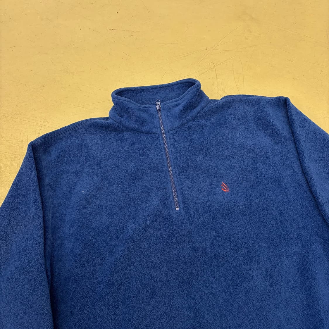 노티카 스몰로고 블루 플리스 아노락 상품이미지2