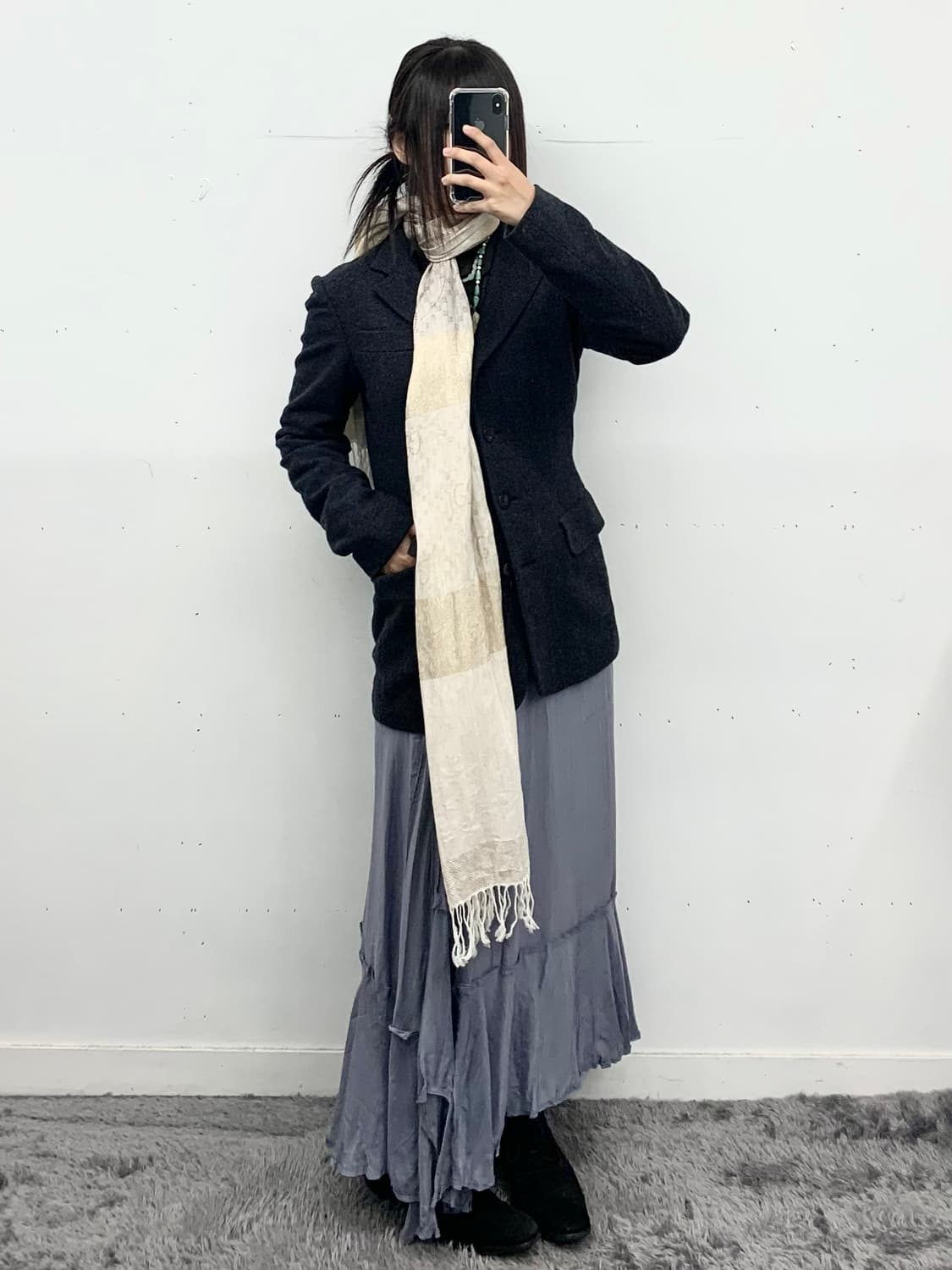 츠모리 치사토 (by.issey miyake) 울혼방 자켓 상품이미지1