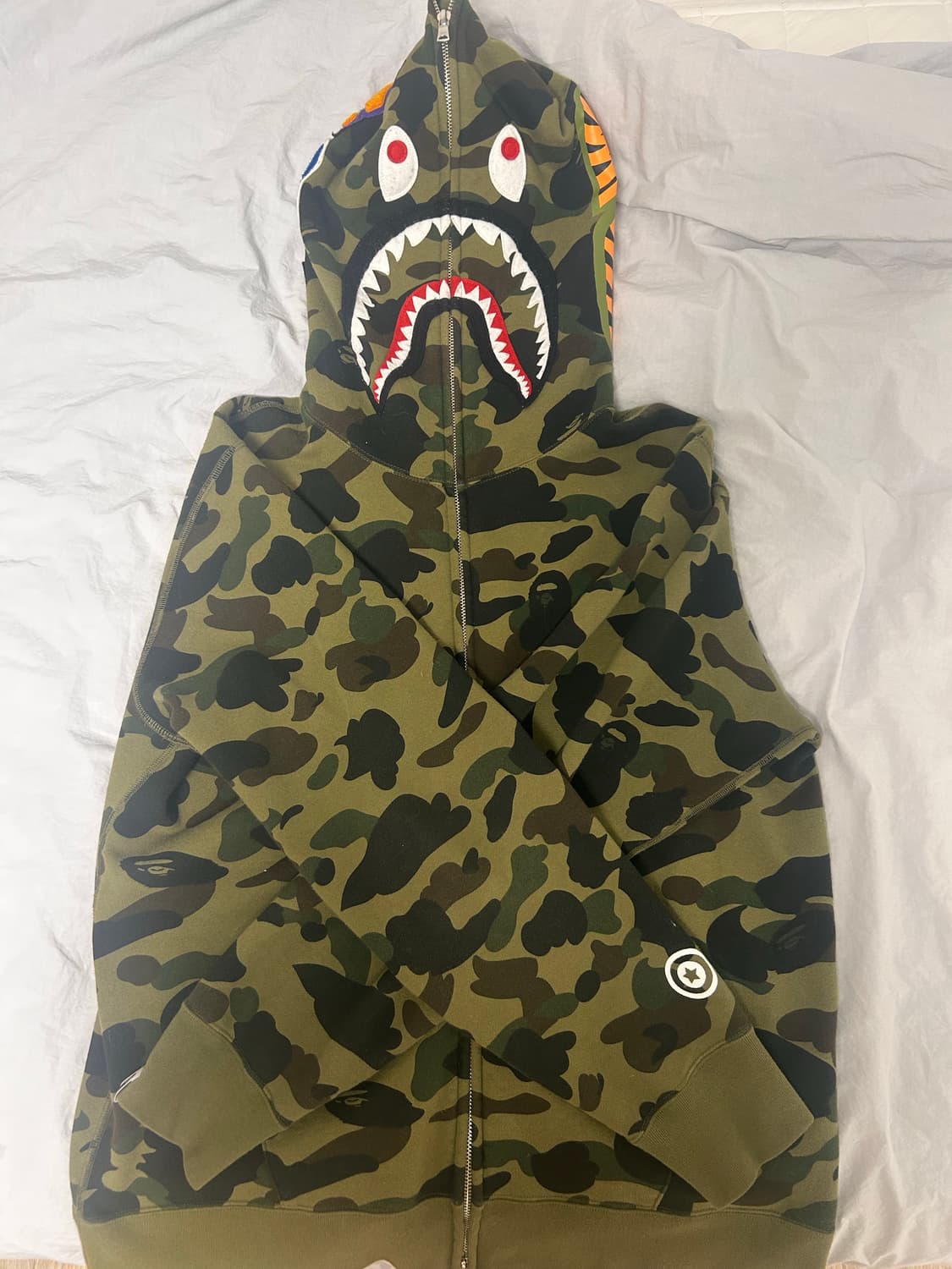 베이프 녹계 후드집업 l 상품이미지1