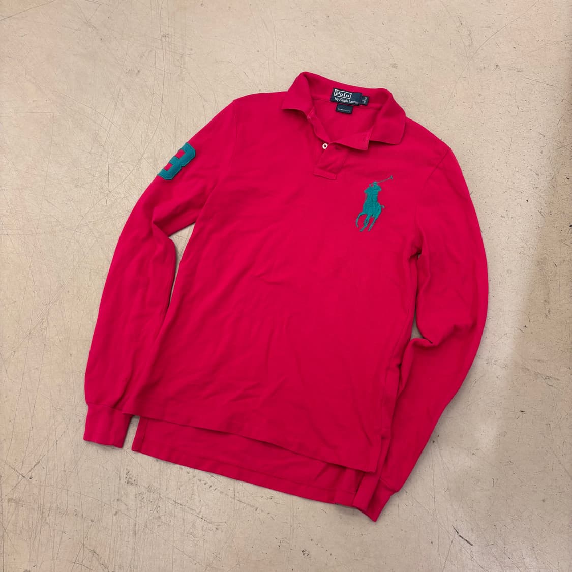 폴로 랄프로렌 빅포니 핑크 카라티 상품이미지1