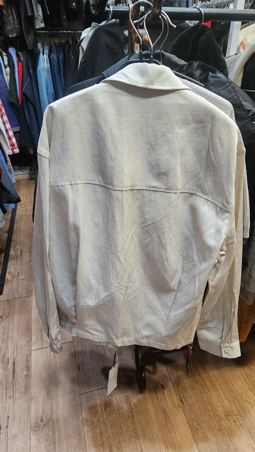 LEMARD 남성 스탠다드 린넨 카라 자켓 100 상품이미지2