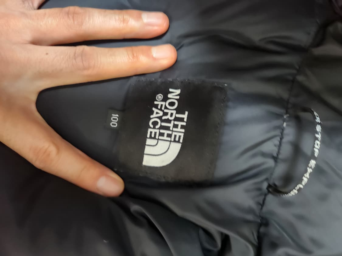 노스페이스 눕시 700 패딩 네이비 105 A급 상품이미지7