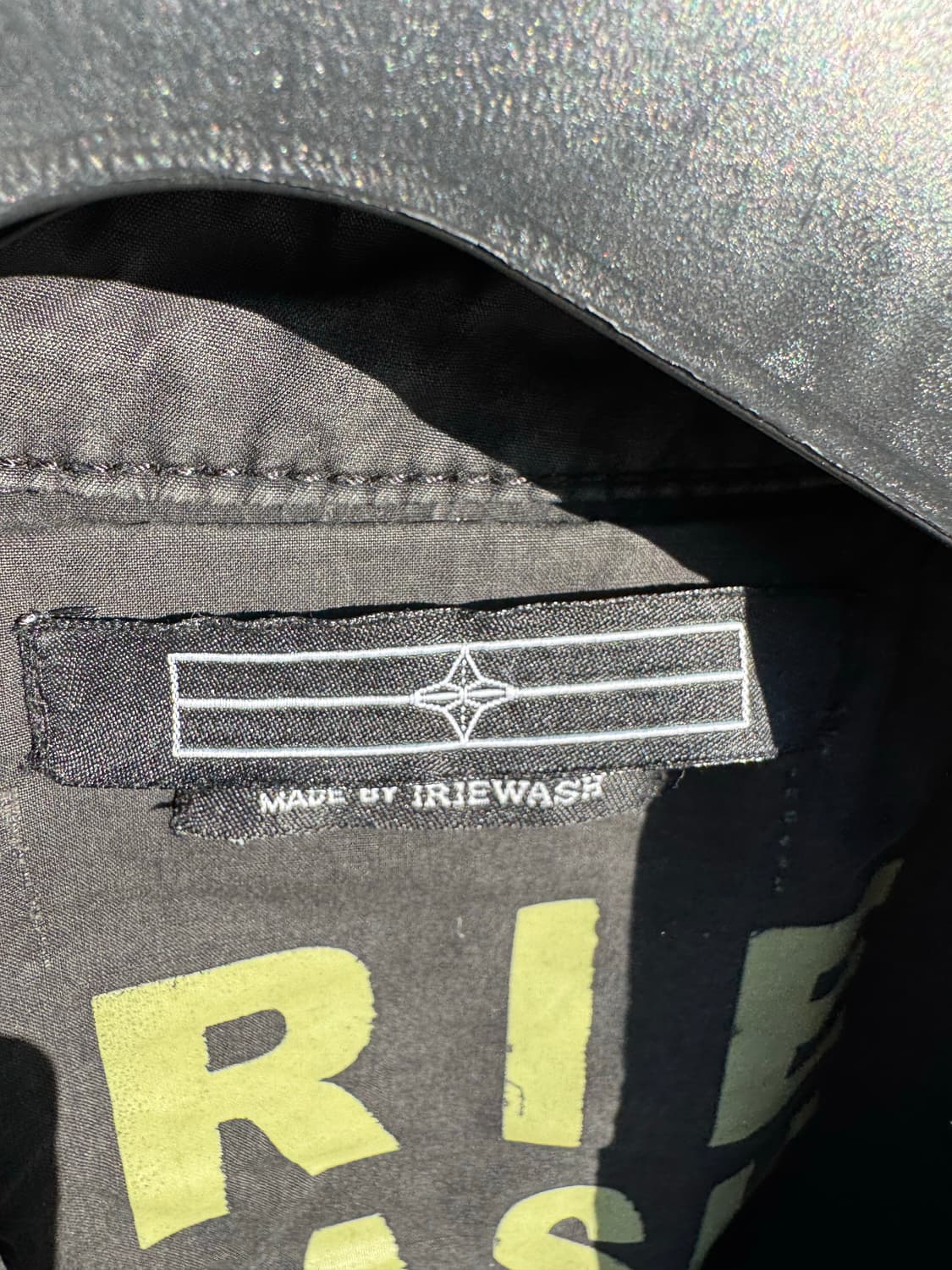 아이리 워시 코튼 라이더자켓 상품이미지4