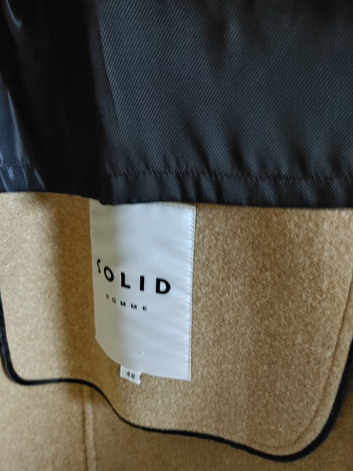 솔리드옴므 트윌 롱 코트 팝니다 상품이미지4