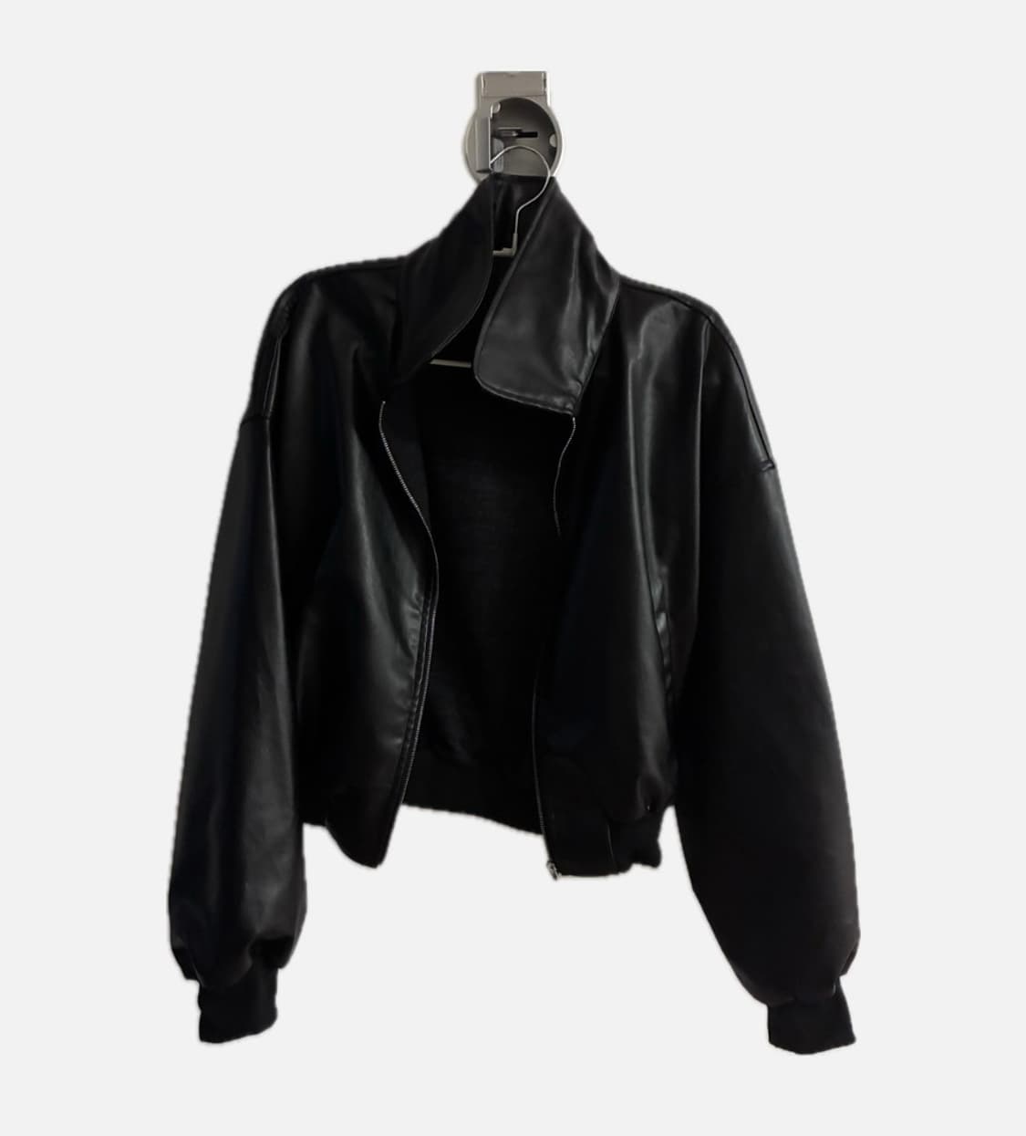 세미크롭 가죽 자켓 상품이미지1