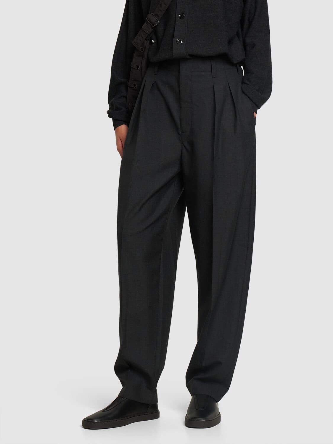 르메르 리놀륨 베이직 엘라스틱 트레이너 블랙  Lemaire  상품이미지2