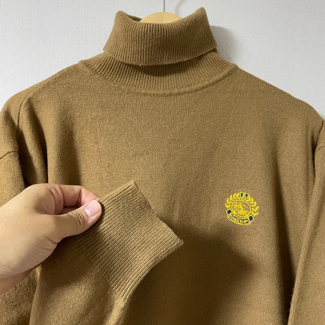 빈티지 버버리 울 터틀넥 (남성 95, 여성 66-77 상품이미지3
