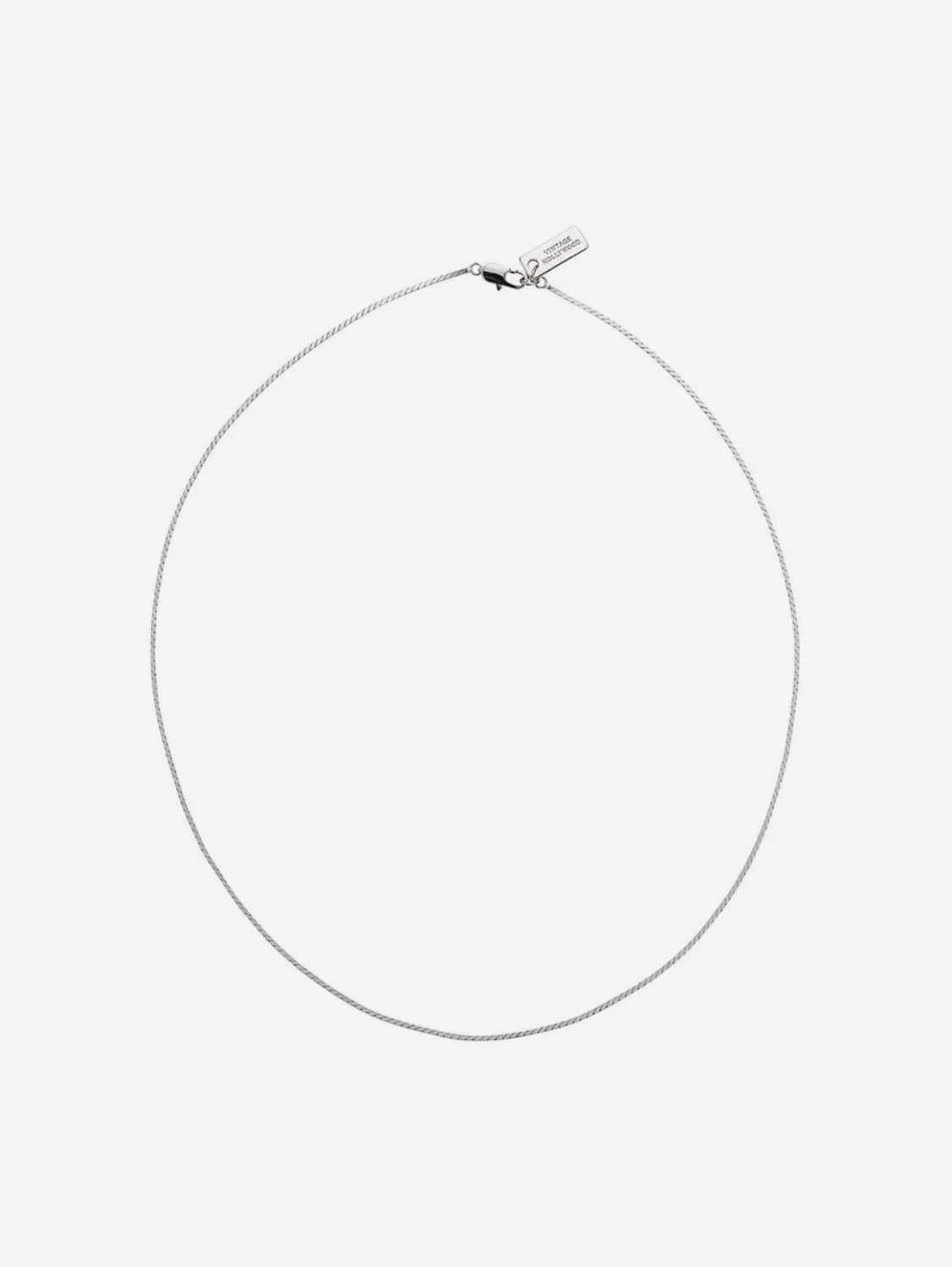 Diagonal Snake Chain Necklace 상품이미지3