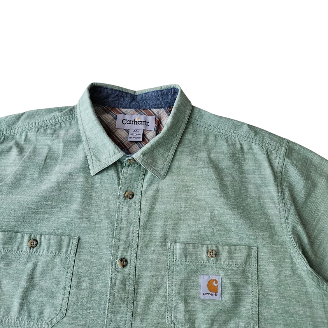 칼하트 면 오버핏 반팔셔츠 XXL 상품이미지3