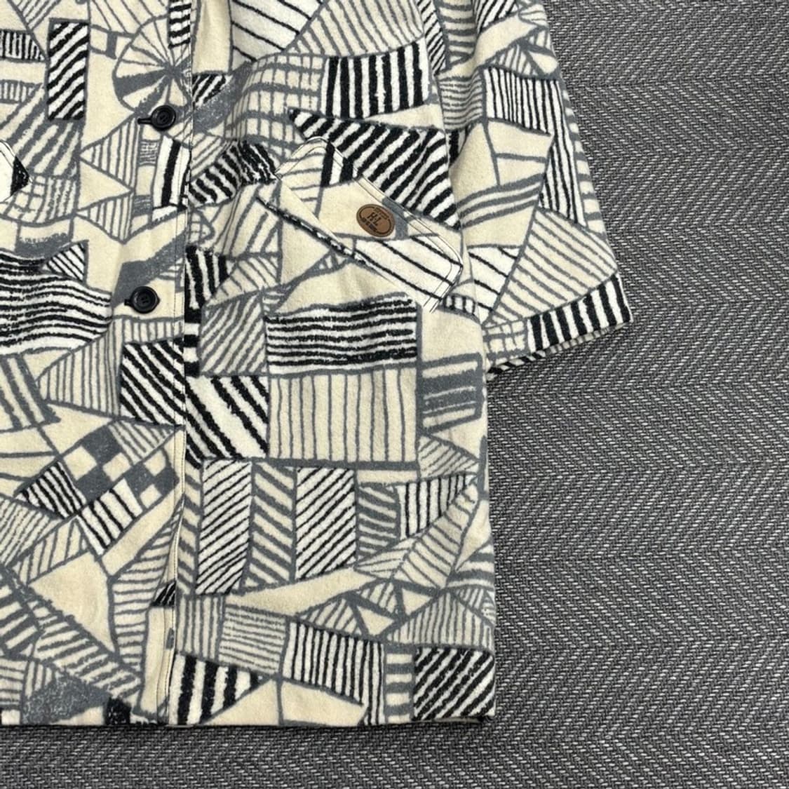 앙리 뤽 샤피 니트 카라 코트 V0526 상품이미지4