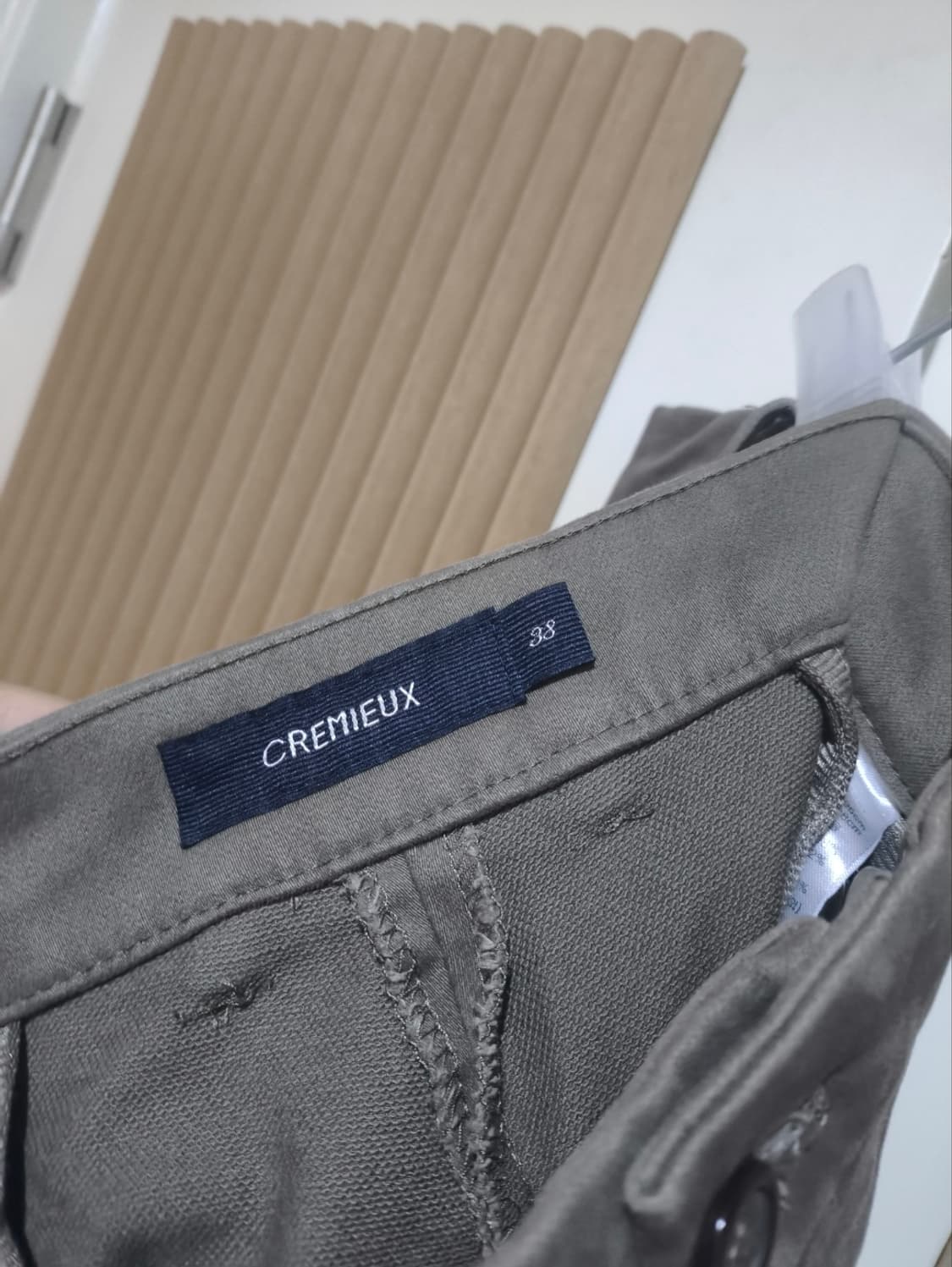 38사이즈 크레뮤 추동계 바지 상품이미지6