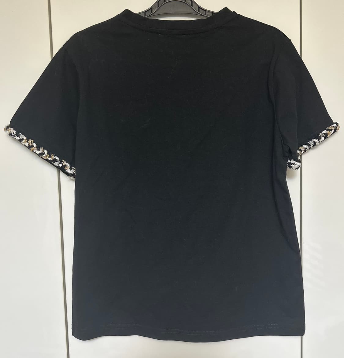 샤넬 까멜리아 블랙 반팔 티셔츠  상품이미지5