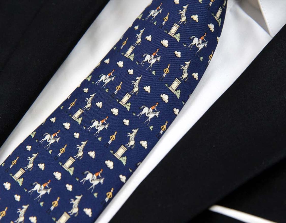 에르메스 9.1cm A+등급 남자 명품 넥타이 상품이미지5