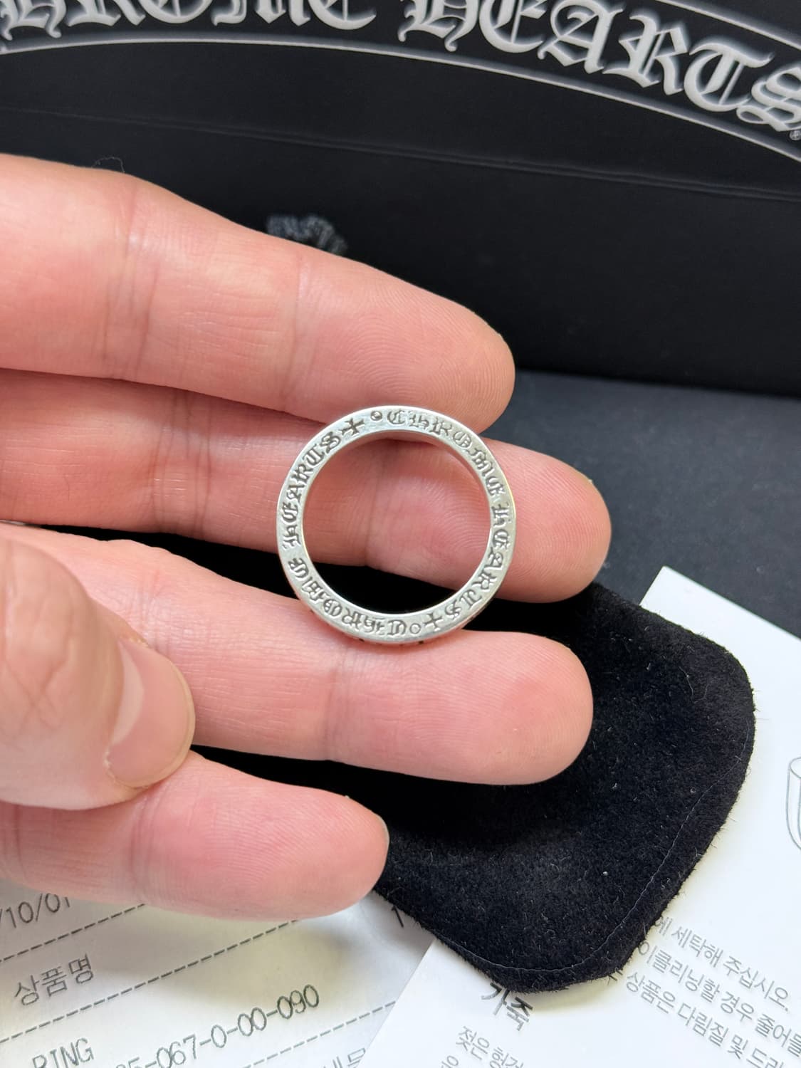 크롬하츠 퍽유링 3mm 상품이미지2