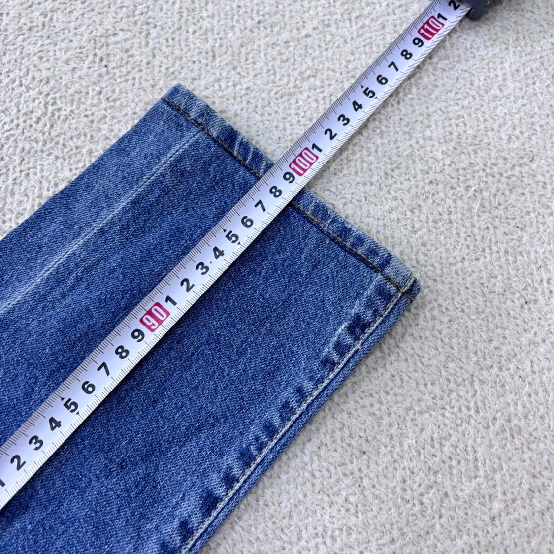 M(30) 플랙 남성 워싱 데님 팬츠 0622E2 상품이미지7