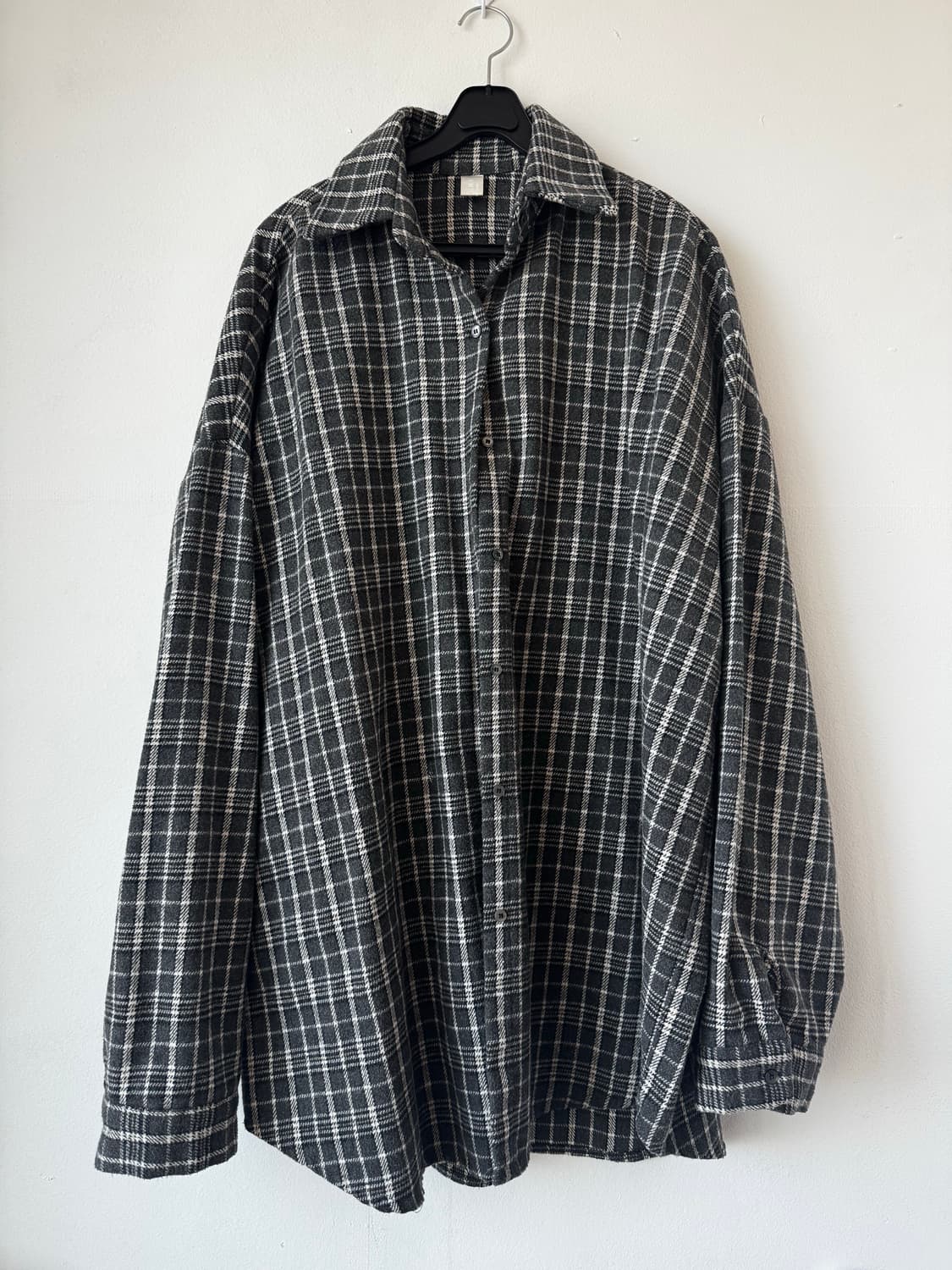 XXL 오버사이즈 체크셔츠 자켓 상품이미지1