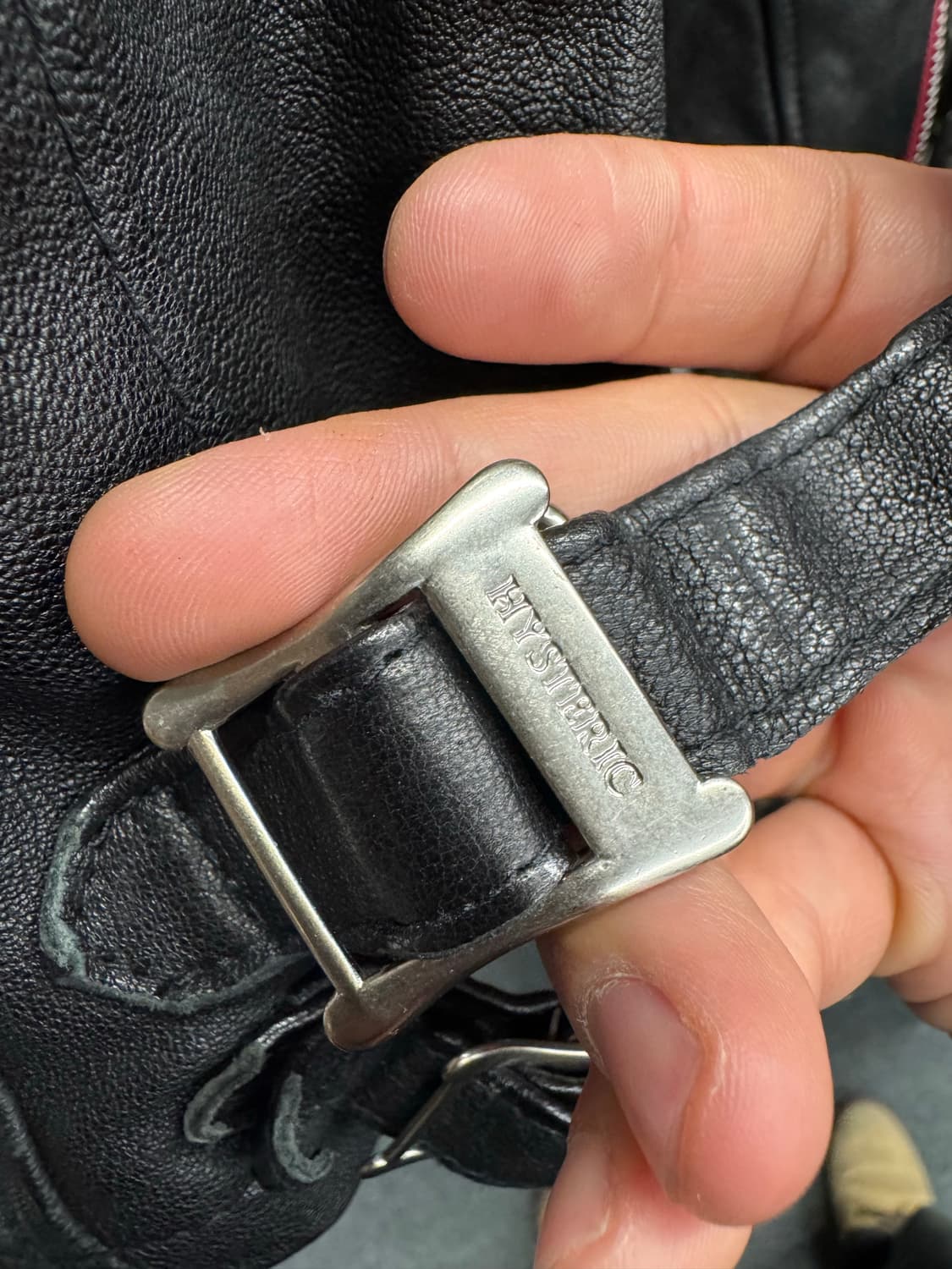 히스테릭 글래머 램 레더 더블 라이더 재킷 상품이미지7