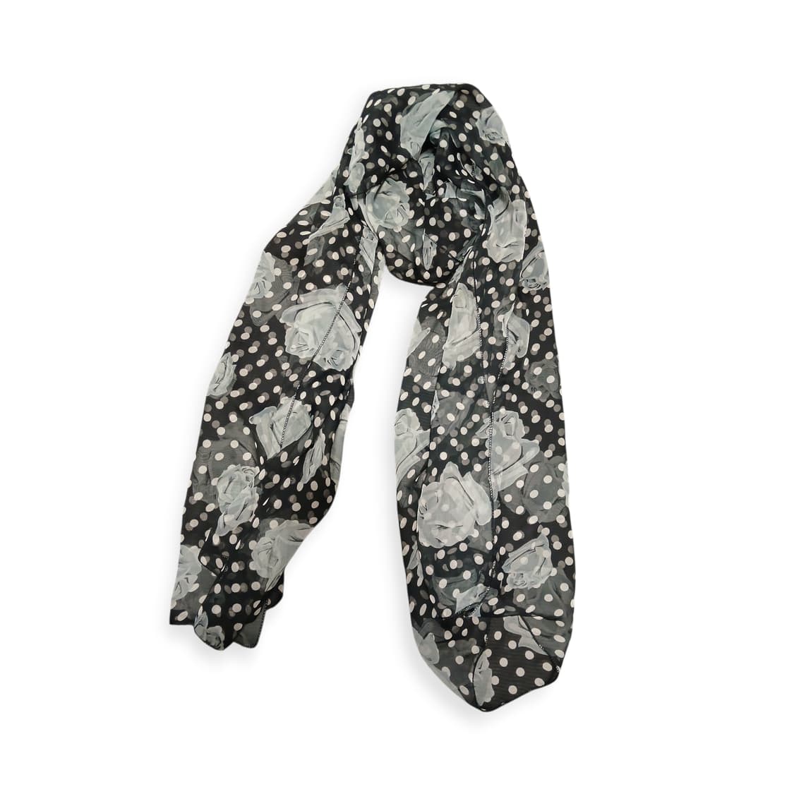 모리걸 장미 땡땡이 스카프 상품이미지1