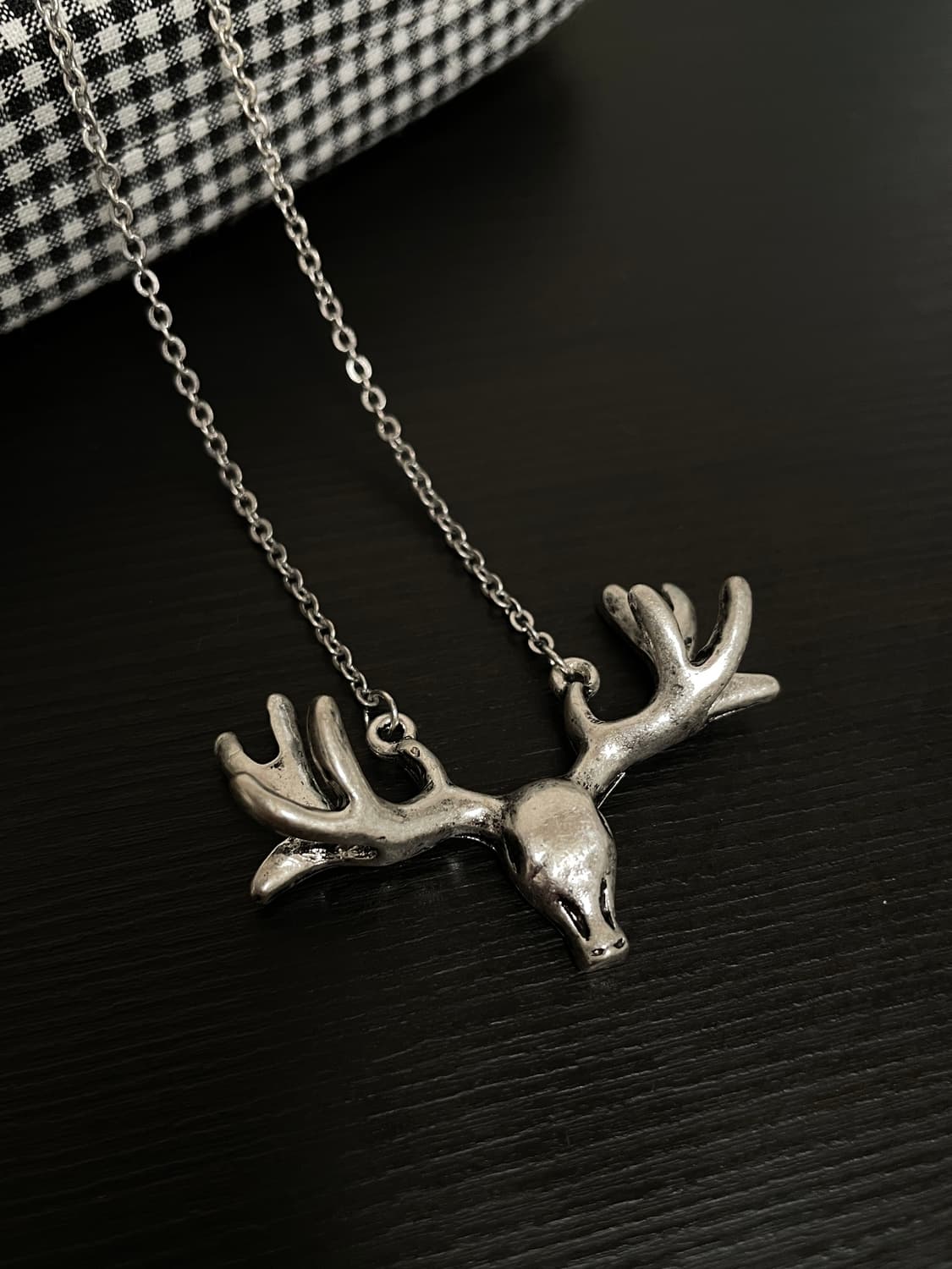 빈티지 오리엔탈 모리 아베크롬비st 사슴 목걸이 상품이미지1