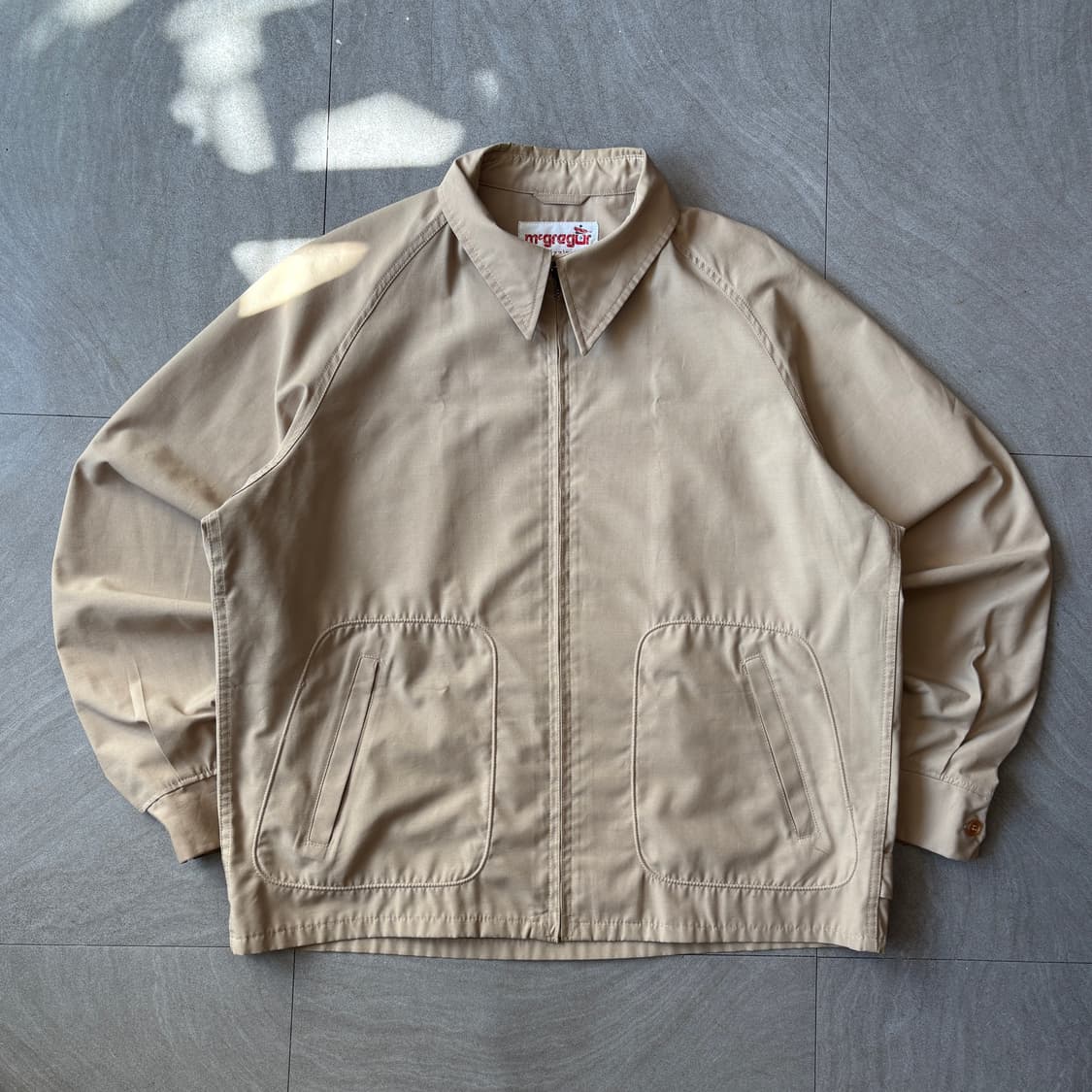 70년대 생산 맥그리거 드리즐러 베이지 자켓  상품이미지1