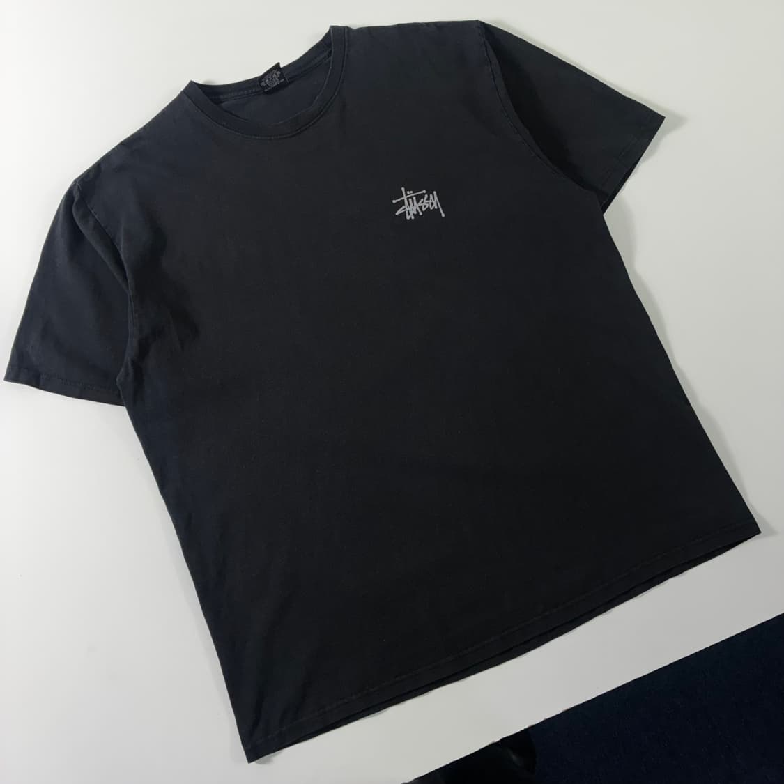 Stussy  스투시 베이직 블랙 반팔티셔츠  상품이미지3