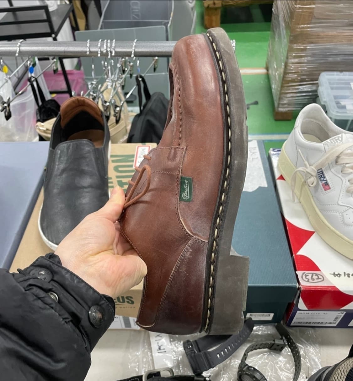 파라부트 샴보드 마룬 컬러 UK8 상품이미지4