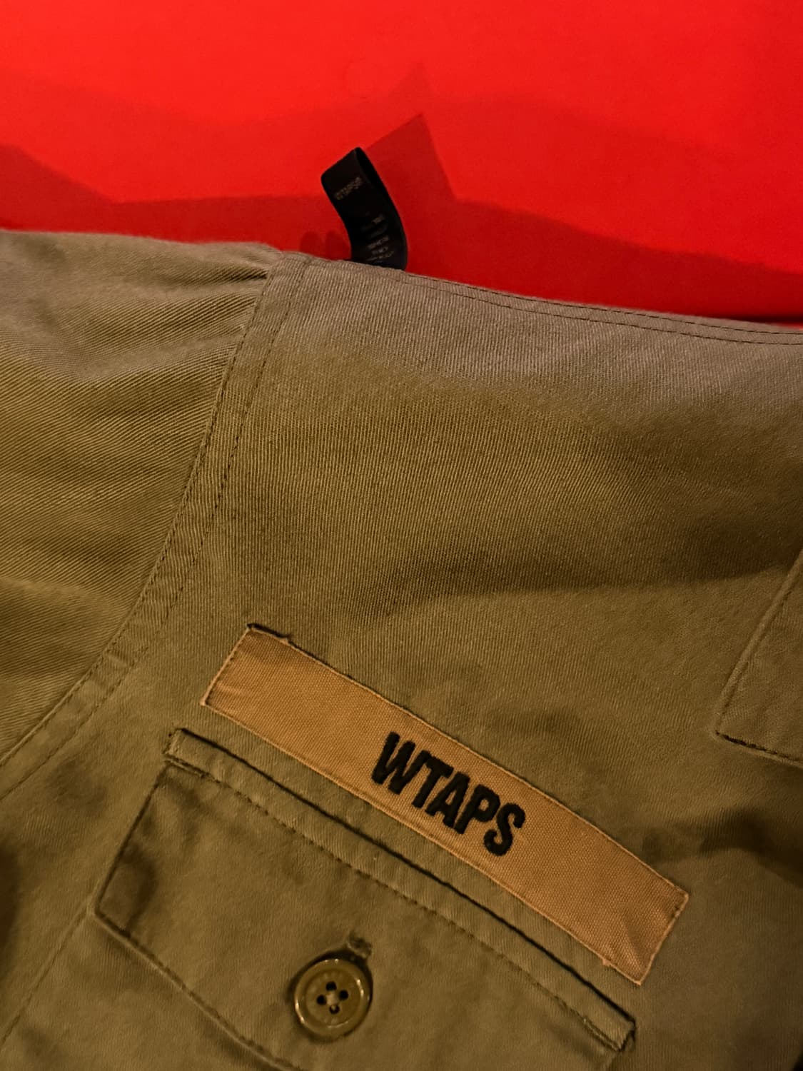 WTAPS 더블탭스 워크셔츠 올리브  상품이미지2