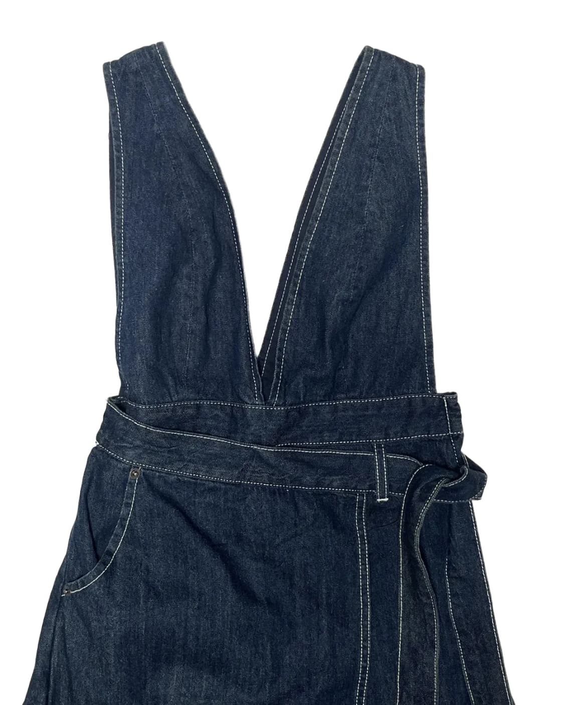 Denim wrap onepiece 상품이미지2