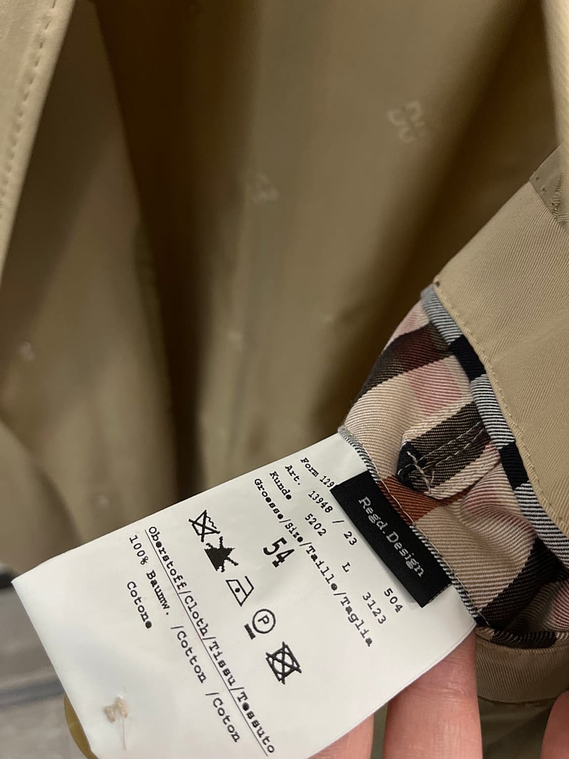 110) 닥스 런던 봄 맥코트  상품이미지9