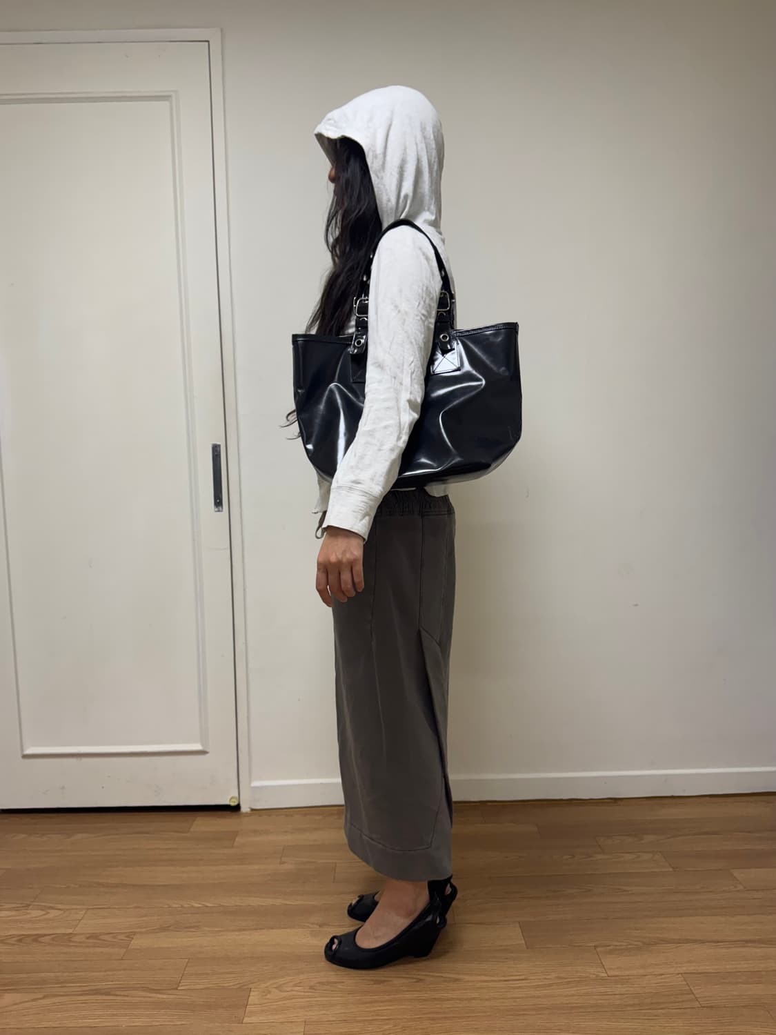 꼼데가르송 트리콧 핸드백 상품이미지5