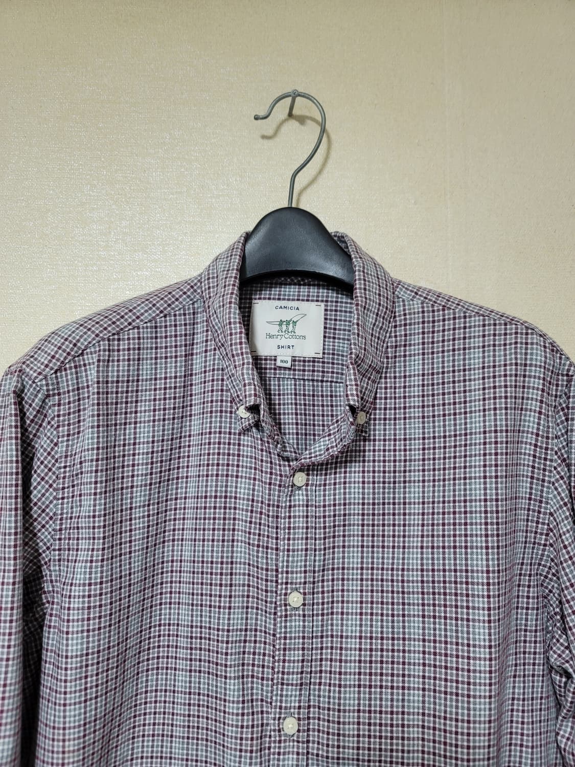 헨리코튼 멀티 체크셔츠 상품이미지2