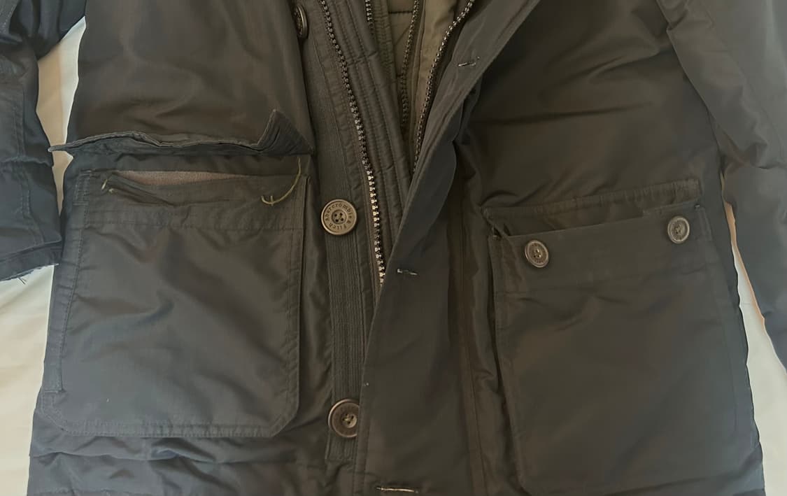 아베크롬비 네이비 패딩 남자S / 여자L 상품이미지5