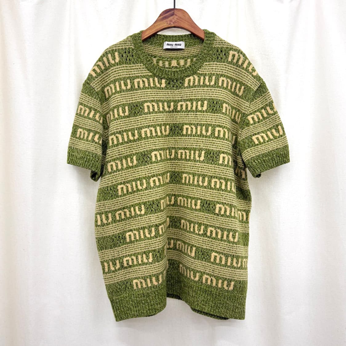 미우미우 24SS 캐시미어 울 스웨터 상품이미지3