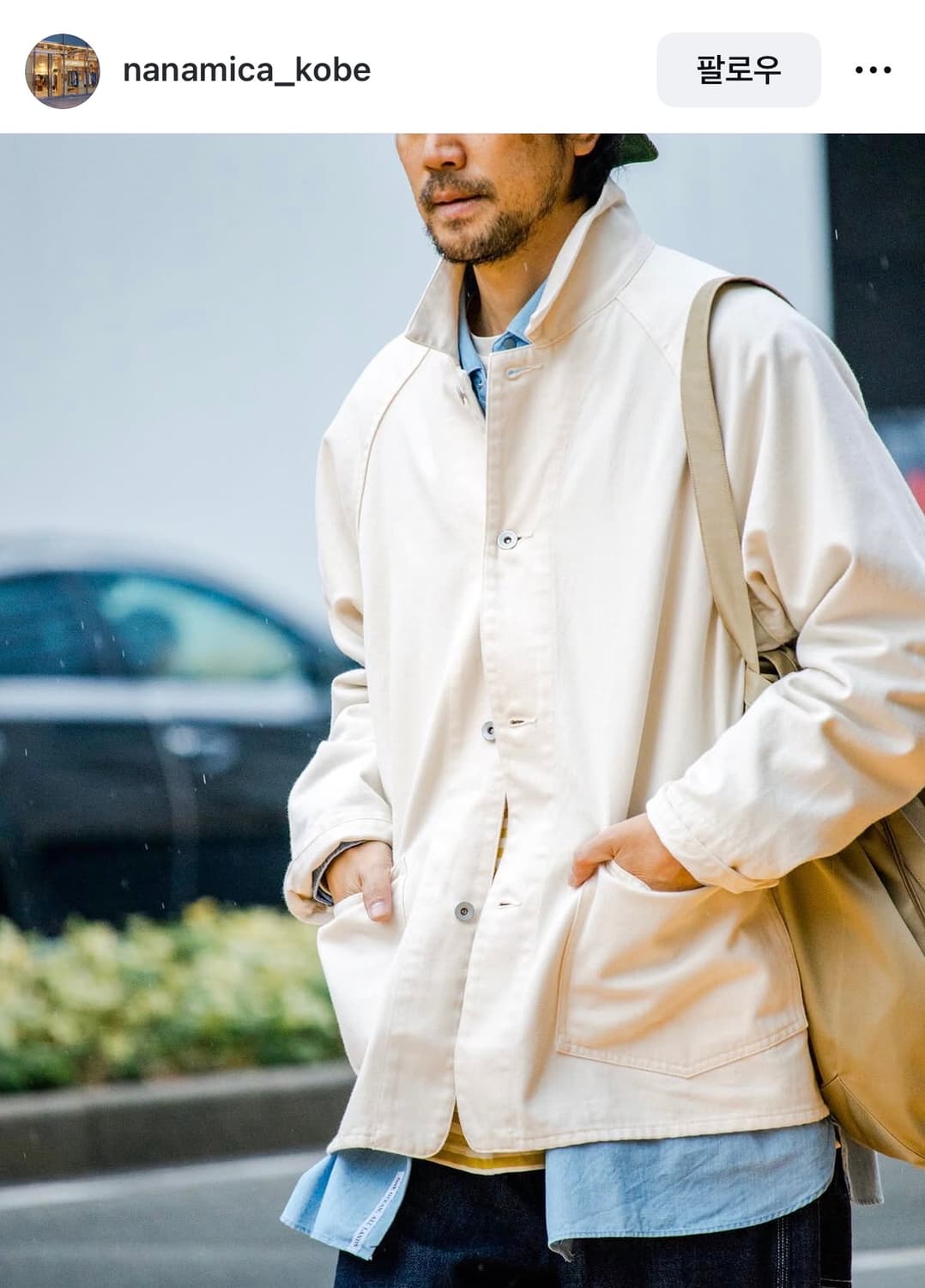 [L][105] 나나미카 데님 커버올 자켓 (내추럴) 상품이미지9