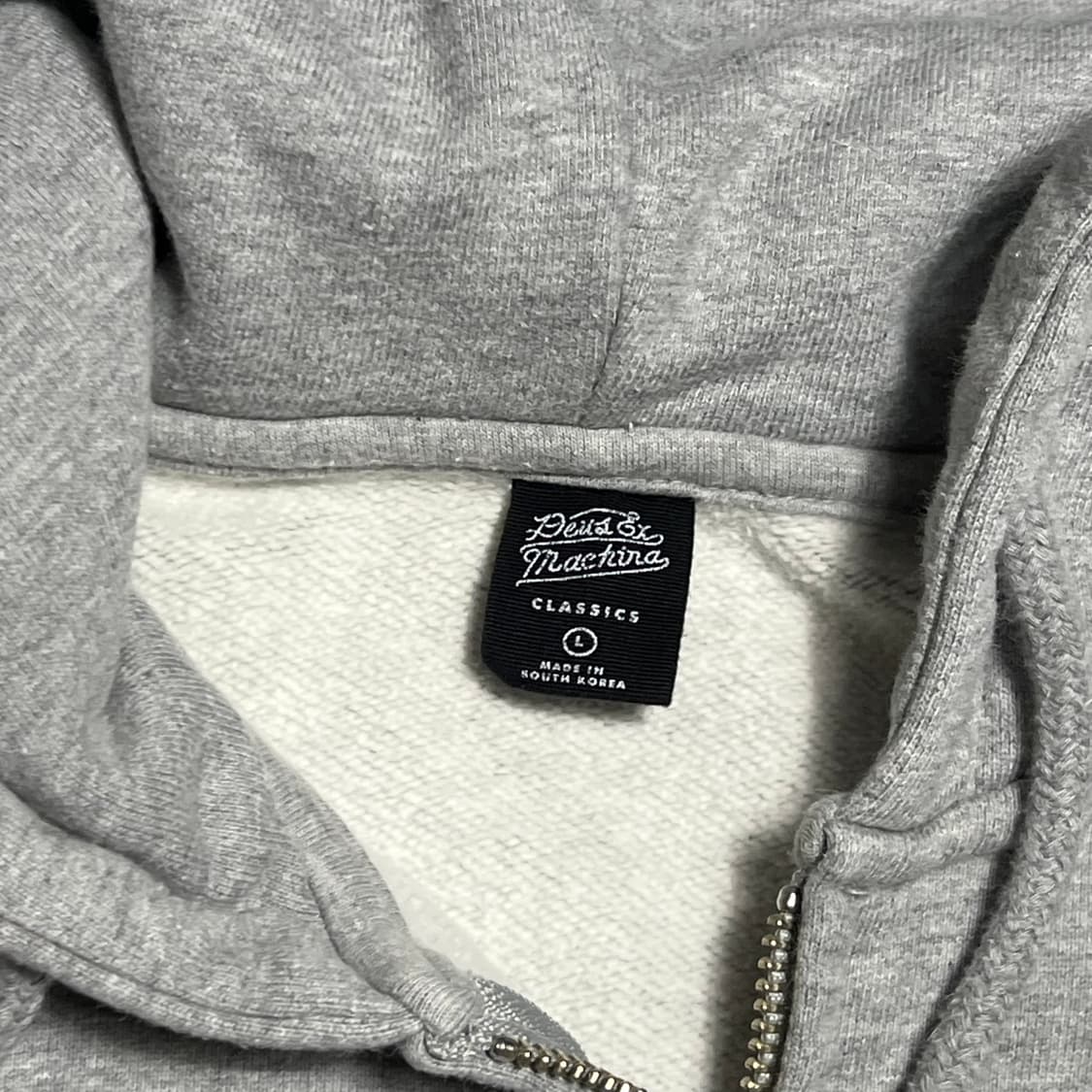 L 데우스 엑스 마키나 서울 어드레스 그레이 후드 집업 상품이미지5